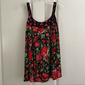 LAST CALL🚨 Lane Bryant Black Floral Tank 18 NWT